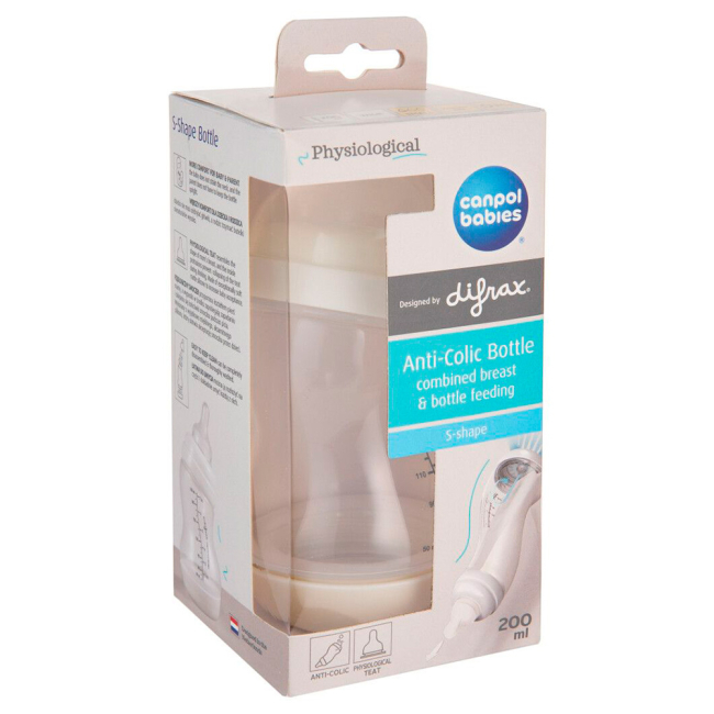 Товари для догляду - Пляшечка Canpol S-Shape (24/201)#2