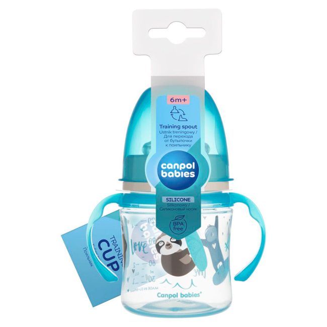 Товари для догляду - Пляшечка Canpol Sweet Fun синя (35/207_blu)#2