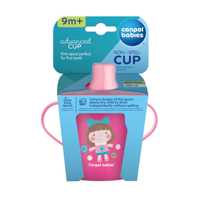 Товари для догляду - Чашка-непроливайка Canpol Toys рожева (31/200_pin)#2