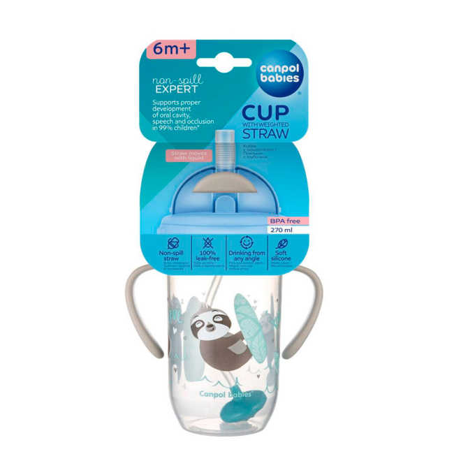 Товари для догляду - Пляшечка Canpol babies Exotic animals сіра (56/606_grey)#2