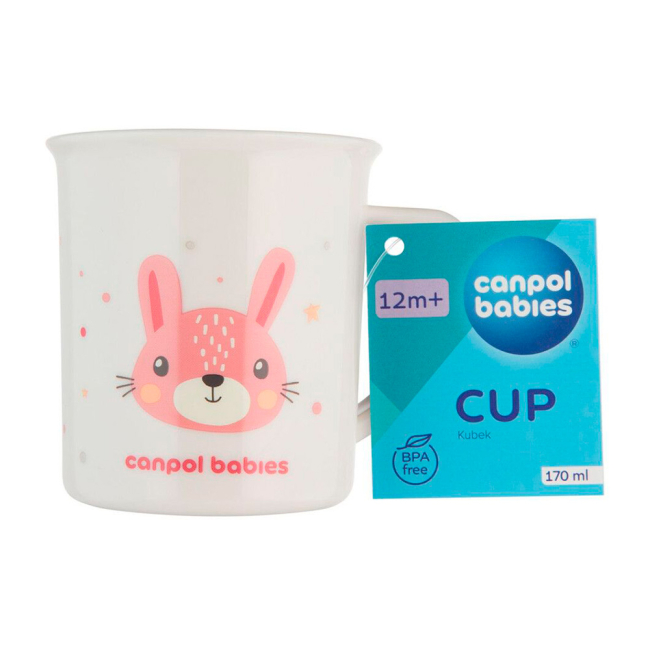Чашки, склянки - Чашка Canpol Cute animals рожева (4/413_pin2)#2