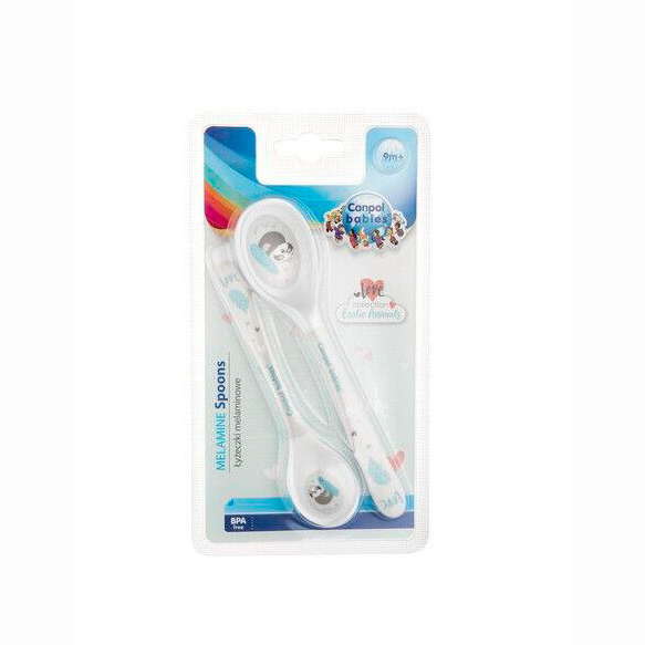 Товари для догляду - Набiр ложечок Canpol Exotic Animals сірий (4/530_grey)#2