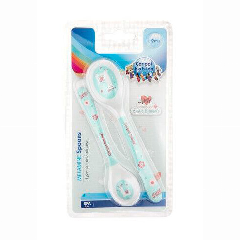 Товари для догляду - Набiр ложечок Canpol Exotic animals бірюзовий (4/530_tur)#2