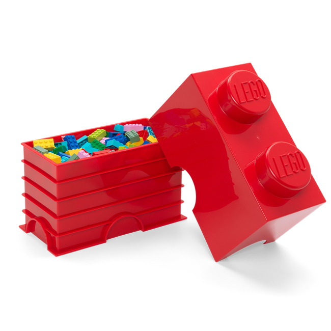 Бокси для іграшок - Бокс для зберігання LEGO Lifestyle Цеглинка 2 червоний (40021730)#2