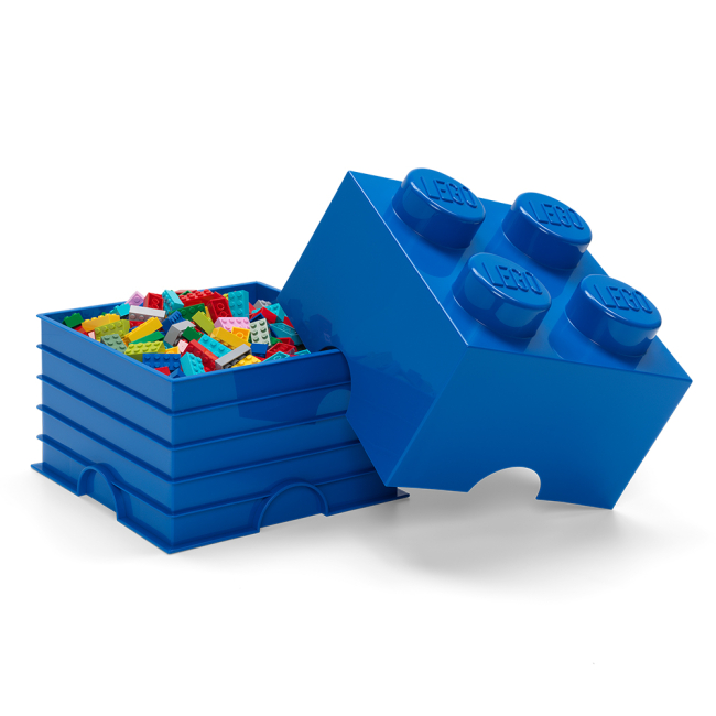 Бокси для іграшок - Бокс для зберігання LEGO Lifestyle Цеглинка 4 ​синій (40031731)#2