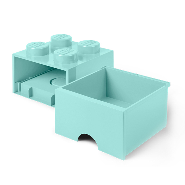 Бокси для іграшок - Висувний ящик для зберігання LEGO Lifestyle Цеглинка 4 світло-блакитний (40051742)#3