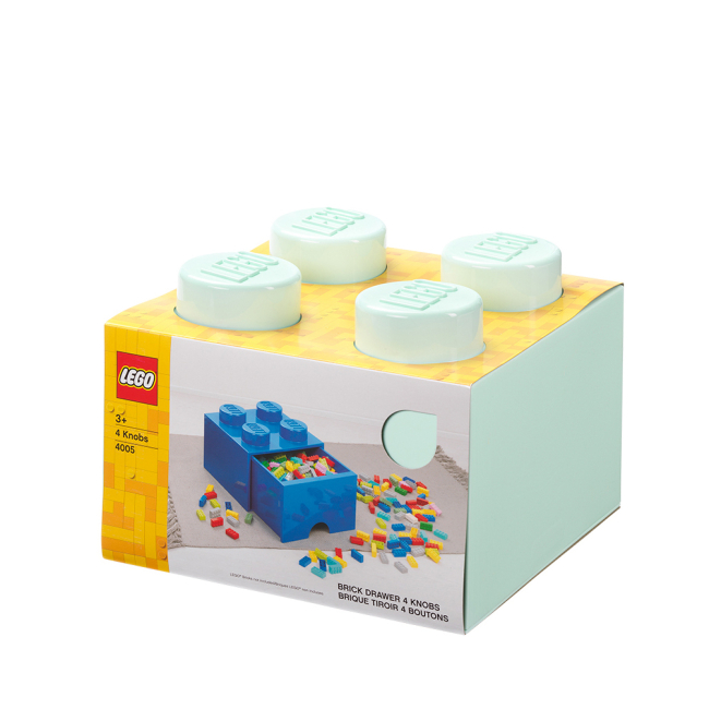 Бокси для іграшок - Висувний ящик для зберігання LEGO Lifestyle Цеглинка 4 світло-блакитний (40051742)#4