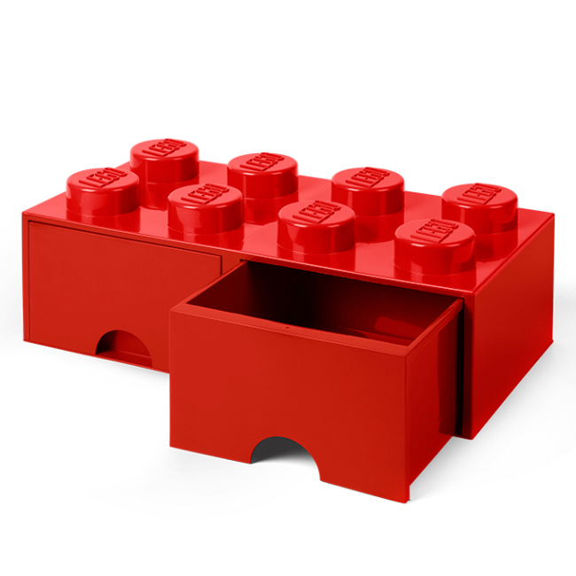 Бокси для іграшок - Висувний ящик для зберігання LEGO Lifestyle Цеглинка 8 червоний (40061730)#2