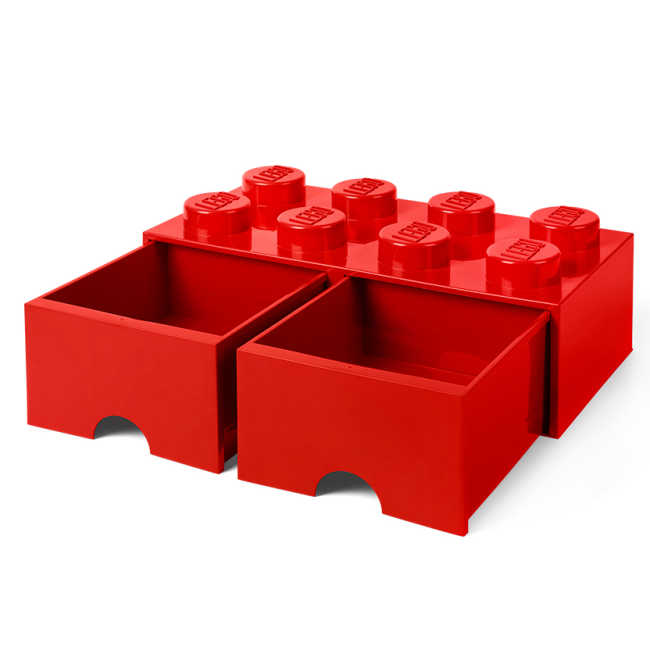 Бокси для іграшок - Висувний ящик для зберігання LEGO Lifestyle Цеглинка 8 червоний (40061730)#3