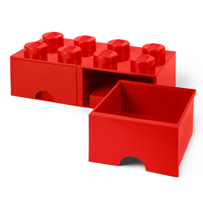 Бокси для іграшок - Висувний ящик для зберігання LEGO Lifestyle Цеглинка 8 червоний (40061730)#4