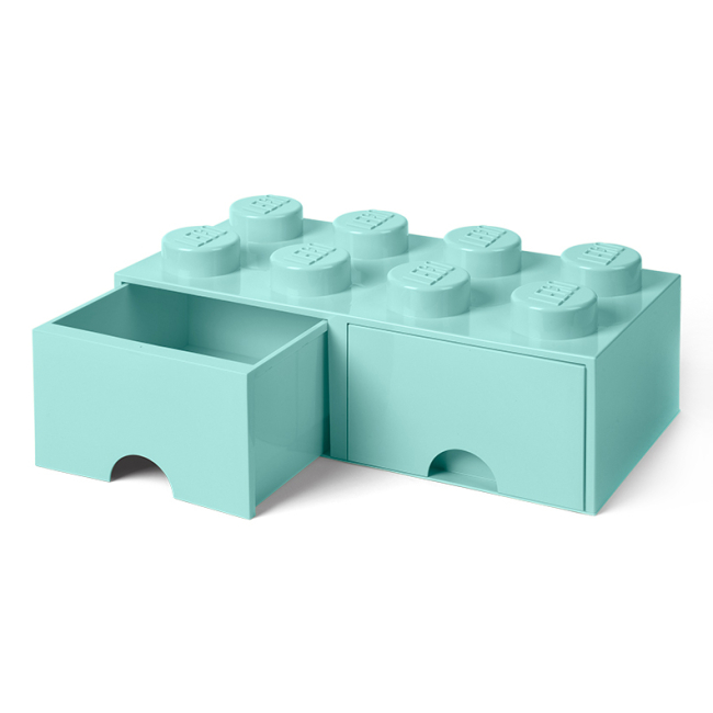 Бокси для іграшок - Висувний ящик для зберігання LEGO Lifestyle Цеглинка 8 світло-блакитний (40061742)#2