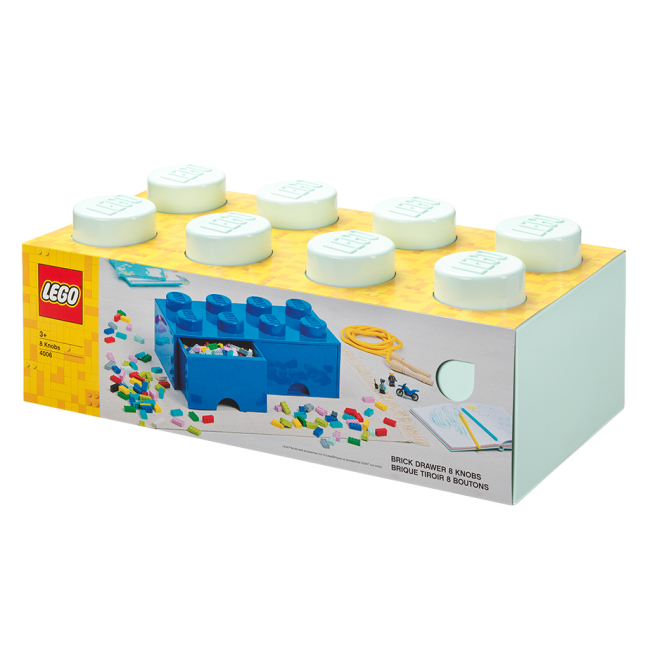 Бокси для іграшок - Висувний ящик для зберігання LEGO Lifestyle Цеглинка 8 світло-блакитний (40061742)#5