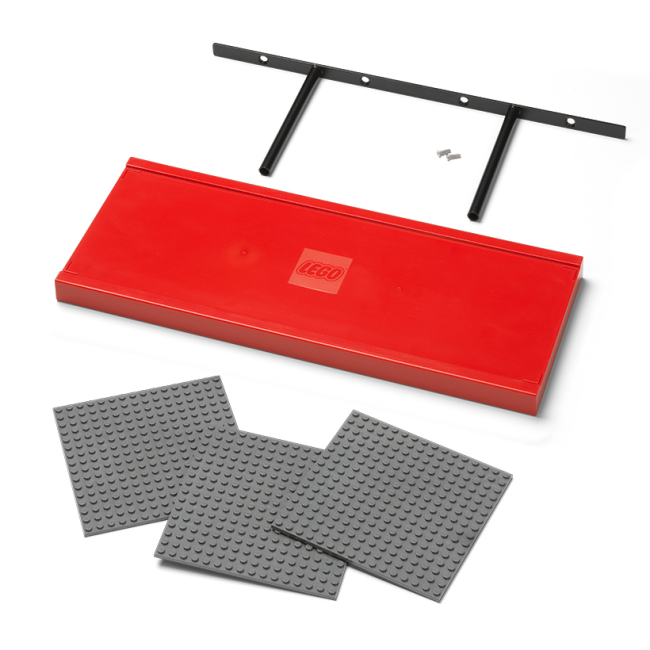 Бокси для іграшок - Полиця LEGO Lifestyle сіро-червона (40130800)#2