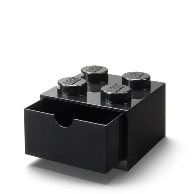 Канцтовары - Настольный органайзер LEGO Lifestyle Кирпич 4 черный (40201733)#2