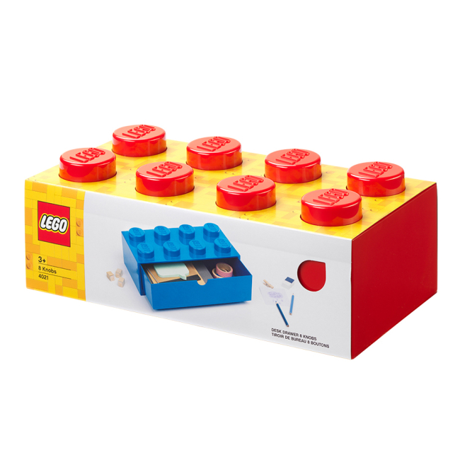 Канцтовары - Настольный органайзер LEGO Lifestyle Кирпич 8 красный (40211730)#3
