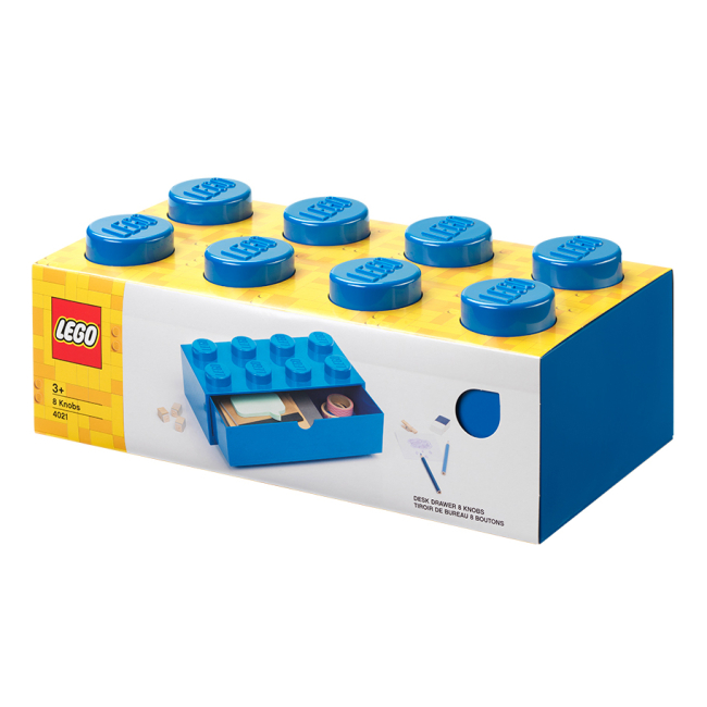 Канцтовары - Настольный органайзер LEGO Lifestyle Кирпич 8 синий (40211731)#3