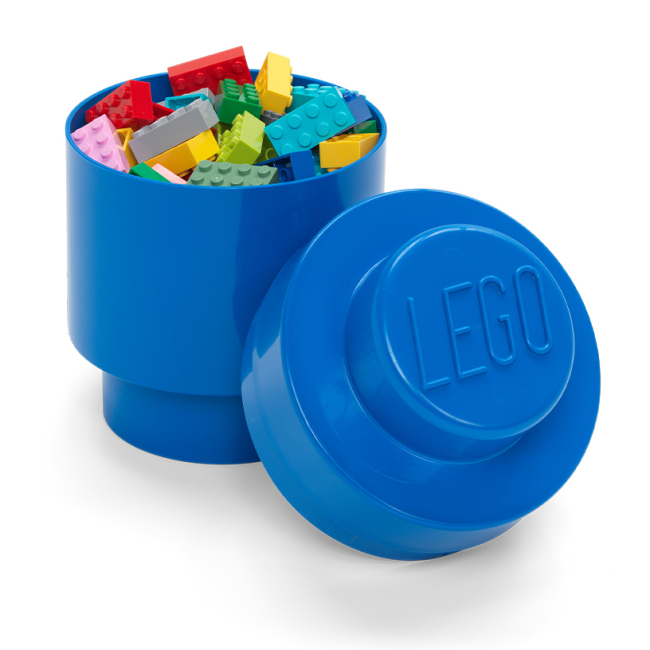 Бокси для іграшок - Циліндр для зберігання LEGO Lifestyle Цеглинка 1 синій (40301731)#2