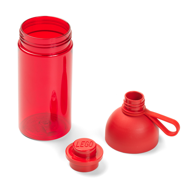 Бутылки для воды - Бутылка для воды LEGO Lifestyle прозрачно-красная (40420001)#2