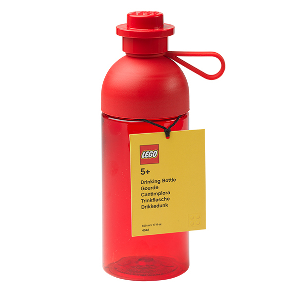 Бутылки для воды - Бутылка для воды LEGO Lifestyle прозрачно-красная (40420001)#3