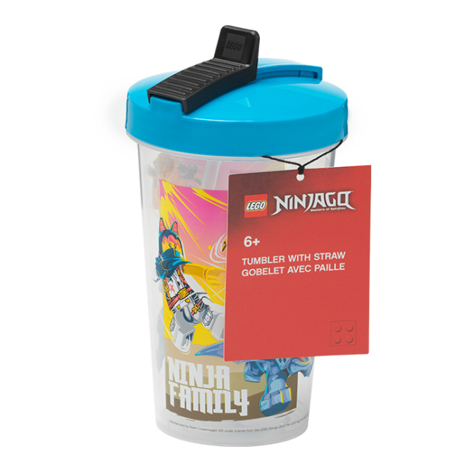 Чашки, стаканы - Стакан с трубочкой LEGO Lifestyle Ninjago (40441726)#3