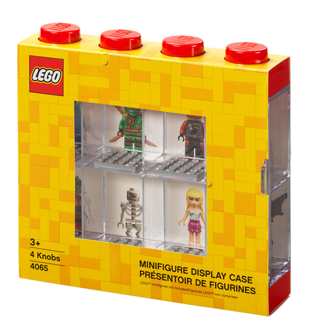 Боксы для игрушек - Дисплей для мини фигурок LEGO Lifestyle 8 красный (40650001)#2