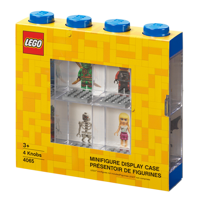 Боксы для игрушек - Дисплей для мини фигурок LEGO Lifestyle 8 синий (40650005)#2