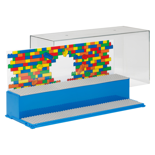 Боксы для игрушек - ​Дисплей для мини фигурок LEGO Lifestyle Iconic синий (40700002)#2