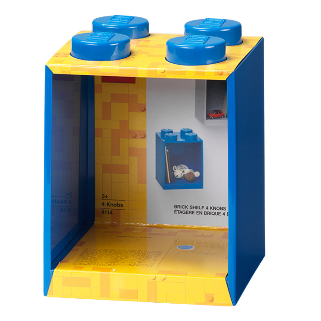 Бокси для іграшок - Полиця-цеглинка LEGO Lifestyle 4 синя (41141731)#3