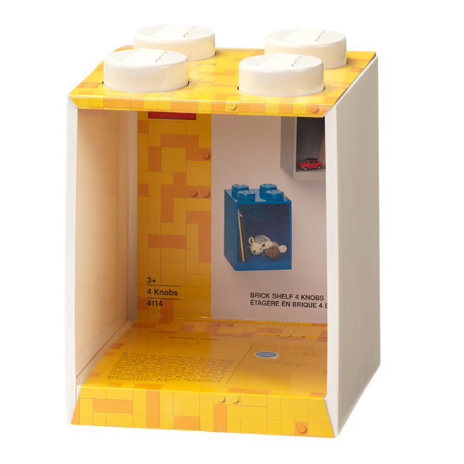 Бокси для іграшок - Полиця-цеглинка LEGO Lifestyle 4 біла (41141735)#2