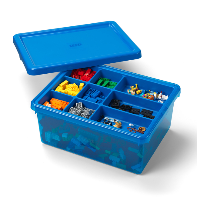 Бокси для іграшок - Бокс для сортування і зберігання LEGO Lifestyle синій (41310801)#3