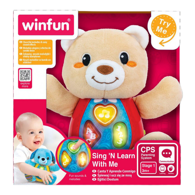 Розвивальні іграшки - Інтерактивна іграшка WinFun Ведмедик (0681-01)#2