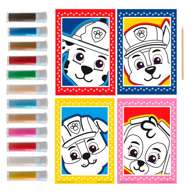 Товари для малювання - Набір для розпису кольоровим піском Moxy Paw Patrol (723276)#2