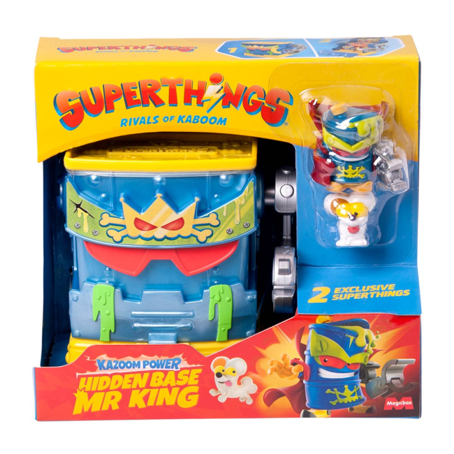 Фигурки персонажей - Игровой набор SuperThings Kazoom Power Скрытая база Мистера Кинга (PSTSP112IN240)#4