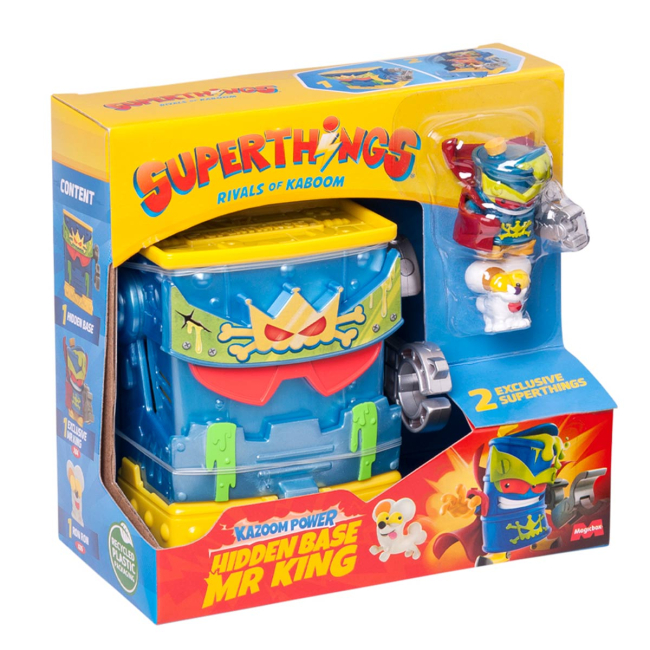 Фигурки персонажей - Игровой набор SuperThings Kazoom Power Скрытая база Мистера Кинга (PSTSP112IN240)#5