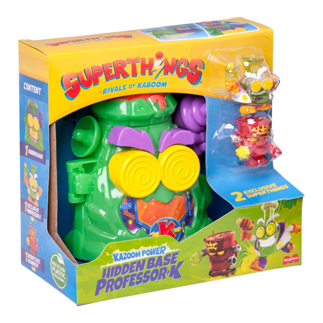 Фигурки персонажей - Игровой набор SuperThings Kazoom Power Скрытая база Профессора К (PSTSP112IN250)#5