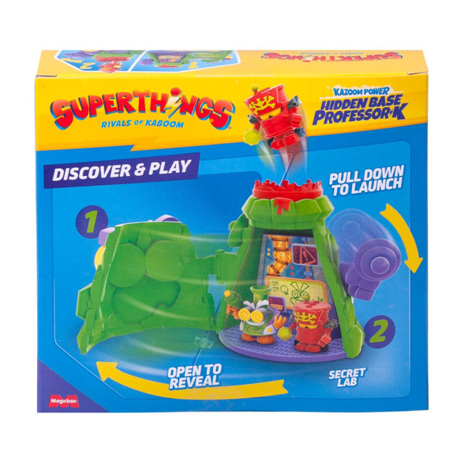 Фигурки персонажей - Игровой набор SuperThings Kazoom Power Скрытая база Профессора К (PSTSP112IN250)#6