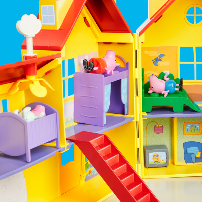 Фігурки персонажів - Ігровий набір Peppa Pig Великий родинний будинок Пеппи (G0508)#8