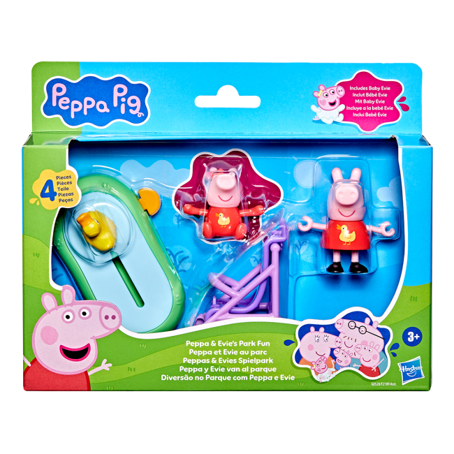 Фігурки персонажів - Ігровий набір Peppa Pig Моменти з Пеппою Сестрички на прогулянці (G0528)#4