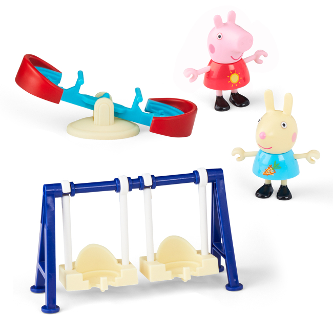 Фігурки персонажів - Ігровий набір Peppa Pig Моменти з Пеппою Пригоди на гойдалках (G1857)#2