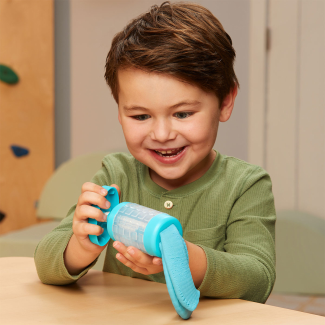 Набори для ліплення - Маса для ліплення Wonder factory Створи форму блакитна (595106/1)#4