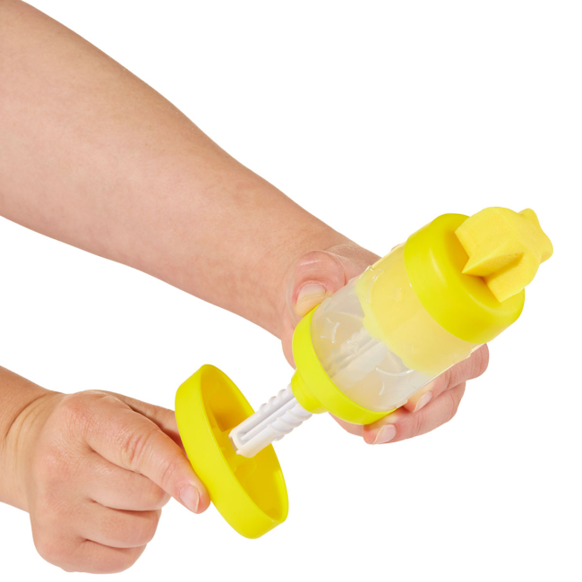 Набори для ліплення - Маса для ліплення Wonder factory Створи форму жовта (595106/3)#3