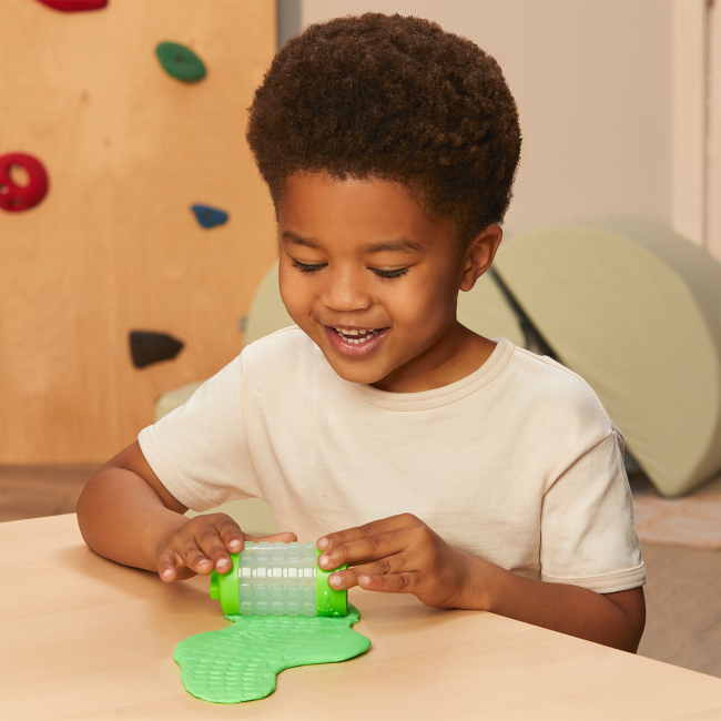 Набори для ліплення - Маса для ліплення Wonder factory Світ кольору та форми салатова (595120/4)#3