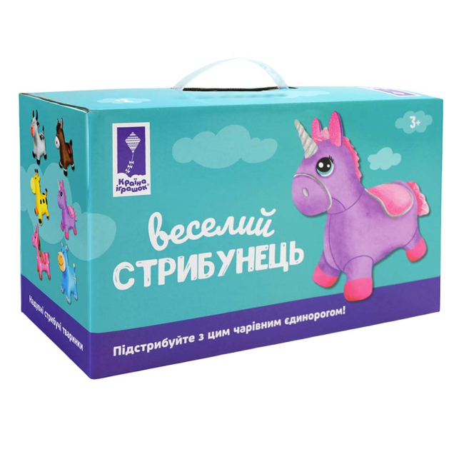 Спортивные активные игры - Попрыгун Країна Іграшок Единорожка мягкая (PJ2810)#3
