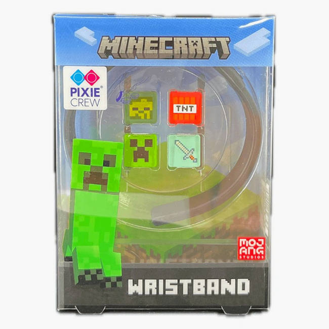 Наборы для творчества - Набор Pixie Crew Браслет Майнкрафт 4 мульти-пикселя серый (PXX-02-27-1)#4