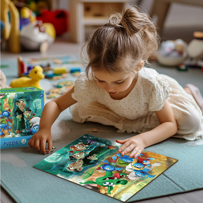 Пазлы - Пазл DoDo The Smurfs Домашнее животное дракон 60 элементов (200664)#3