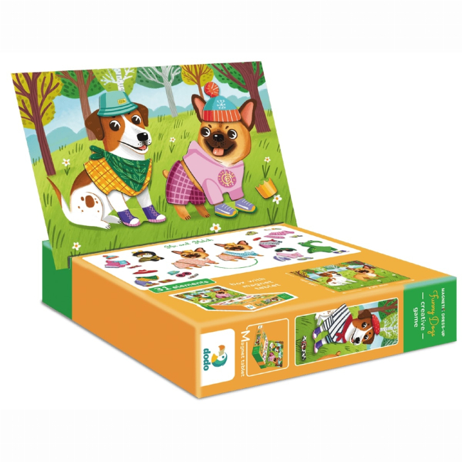 Настольные игры - Магнитная игра DoDo Одевалки Забавные псы (200278)#2