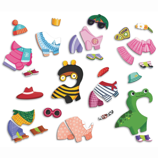 Настольные игры - Магнитная игра DoDo Одевалки Забавные псы (200278)#4