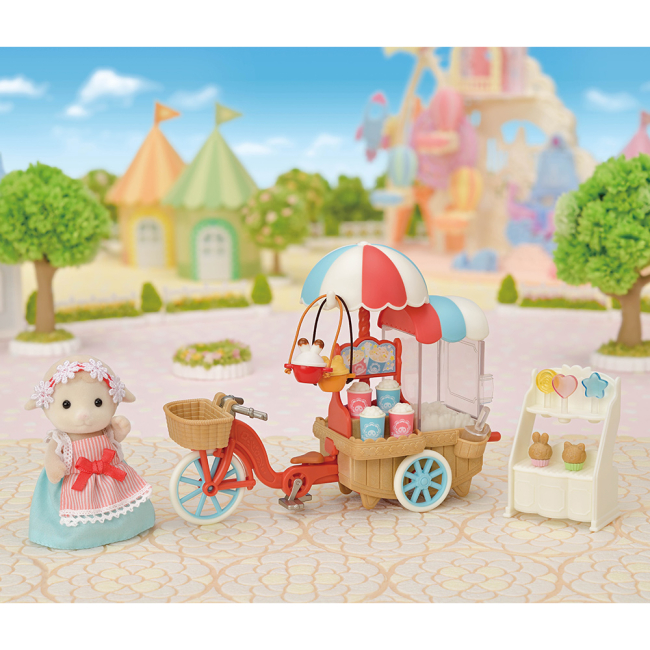 Фигурки животных - Игровой набор Sylvanian Families Трехколесный велосипед с попкорном (5653)#5