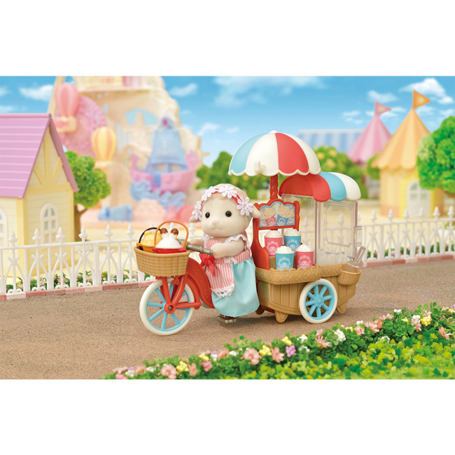 Фигурки животных - Игровой набор Sylvanian Families Трехколесный велосипед с попкорном (5653)#7