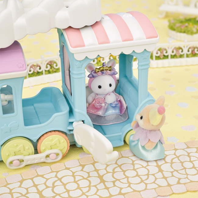 Фигурки животных - Игровой набор Sylvanian Families Радужный поезд с лисичкой (5702)#5